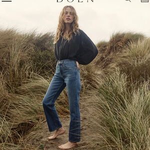 DOEN ~ WILLOW JEAN
IN ANDALUCIA WASH size 25 - new with tags